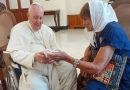El Papa Francisco recibió a “Taty” Almeida en el Vaticano