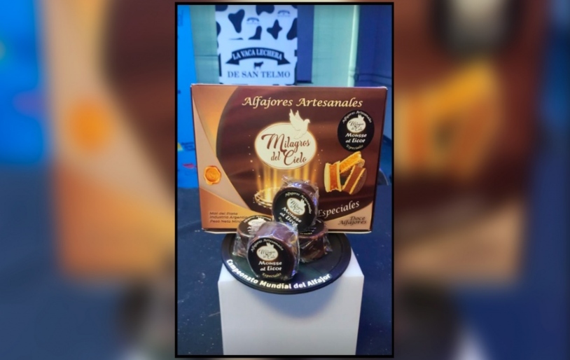 “El mejor alfajor del mundo” es de mousse de chocolate de licor y