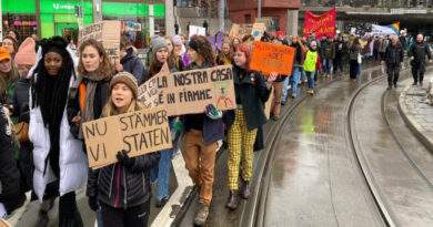 Marcha en Estocolmo: Greta Thunberg y más de 600 jóvenes demandaron a Suecia