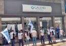 Trabajadores del Seguro se movilizaron hacia la empresa Galeno por incumplimientos laborales