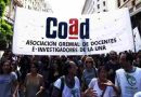 La COAD convoca a la marcha que tiene como consigna: Ni voucher ni arancel, solo salarios dignos y presupuesto educativo