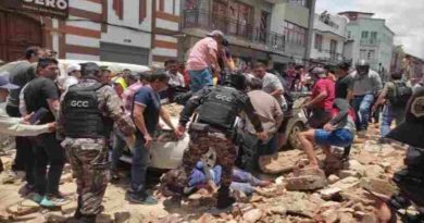 Un sismo de magnitud 6,5 sacudió Ecuador: al menos 15 personas murieron