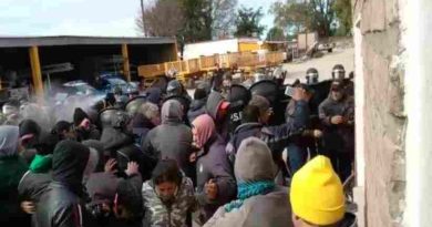 Festram denunció una brutal represión policial a los trabajadores municipales
