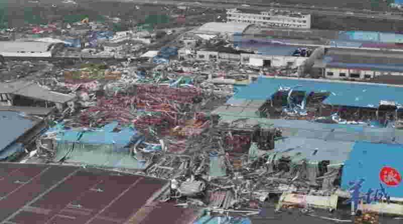 China: Al menos cinco personas murieron por un tornado en la ciudad de Guangzhou