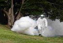 Lucha contra el dengue: Desde el municipio refuerzan los operativos de fumigación en espacios verdes