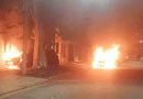 Raid de autos incendiados en la ciudad: Al menos trece vehículos fueron prendidos fuego y se encontraron amenazas contra Bullrich y Cococcioni