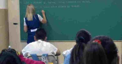 Según la provincia un alto número de docentes han informado su asistencia a clases