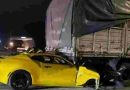 Córdoba: Un joven de 27 años chocó su Chevrolet contra un camión y murió en el acto