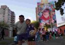 Rosario estrenó su nuevo mural de Messi, frente al club de su infancia