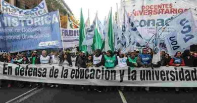 El Frente Sindical de Universidades Nacionales lanzó un “paro total” para mañana