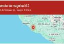 México: Sismo de 6,2 grados remece centro y occidente del país