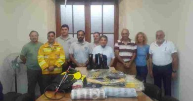 Bomberos Voluntarios de Rosario recibieron nuevo equipamiento por parte de la provincia