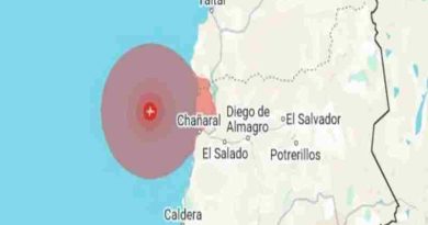 Chile: Sismo de magnitud 5,5 sacudió el norte del país