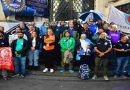 Gremios del transporte local se movilizan a la Bolsa de Comercio en repudio a las decisiones del gobierno sobre el “derecho a huelga” y la “marina mercante”