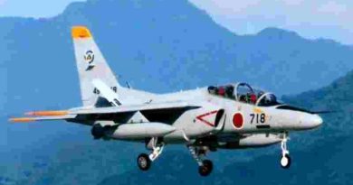 Japón: Un avión militar de entrenamiento se estrelló en un lago, hay 2 desaparecidos por el hecho