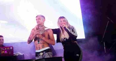 L-Gante dio su último show acompañado por Wanda Nara