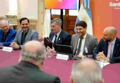 Pullaro recibió al nuevo presidente de la Unión Industrial Argentina