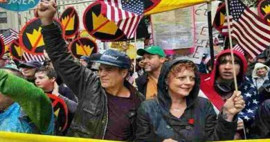 Mark Ruffalo se sumó a una protesta en Nueva York: “Debemos luchar por la paz y la dignidad de todos”