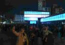 Se encendió la nueva fachada del Cultural Fontanarrosa en el marco de su ambiciosa transformación