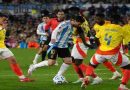 Con diez jugadores, la Selección argentina igualó ante Colombia por las Eliminatorias Sudamericanas