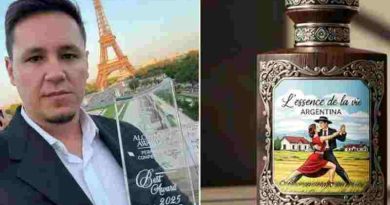 Un pampeano le ganó otro Mundial a Francia y en la especialidad de la que son campeones: los perfumes