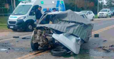 Tragedia en Río Cuarto: Un joven de 25 años murió tras un choque frontal en la ruta 36
