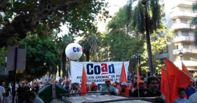 Docentes de la UNR se suman a la marcha por la salud pública