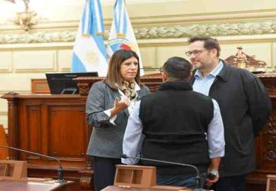 Clara García supervisó las tareas de adecuación realizadas en la “Cámara Baja” para albergar la “Convención Constituyente”