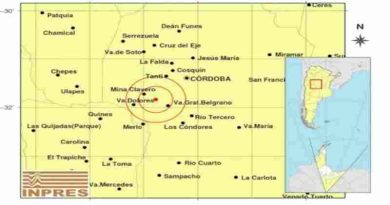Córdoba: Un sismo de baja intensidad sacudió varias localidades del interior de la provincia