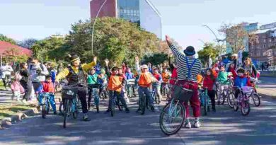 Las infancias coparon la Calle Recreativa: se realizó la Décima Bicicleteada de Niñas y Niños