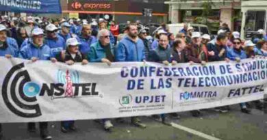 Telefónicos acordaron un incremento del 1,28% a partir de julio para los trabajadores de Claro, Telecom y Movistar