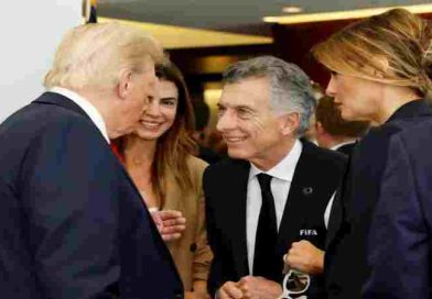 Macri compartió un reencuentro con Donald y Melania Trump en la final del Mundial de Clubes en Nueva Jersey