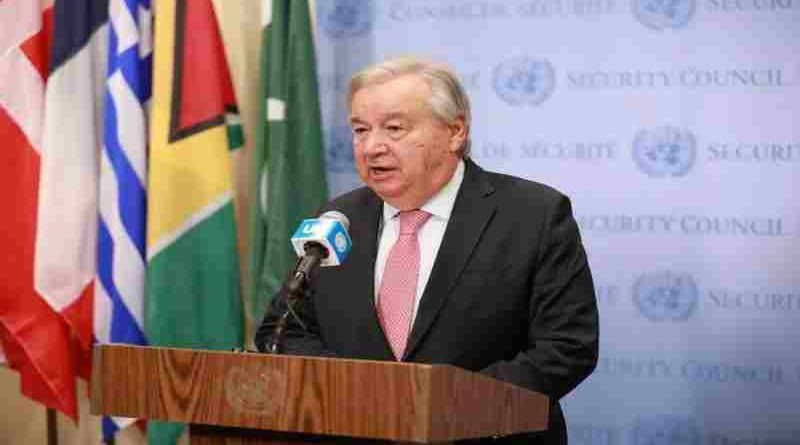 Guterres solicitó al Consejo de Seguridad que autorice una fuerza internacional para Haití