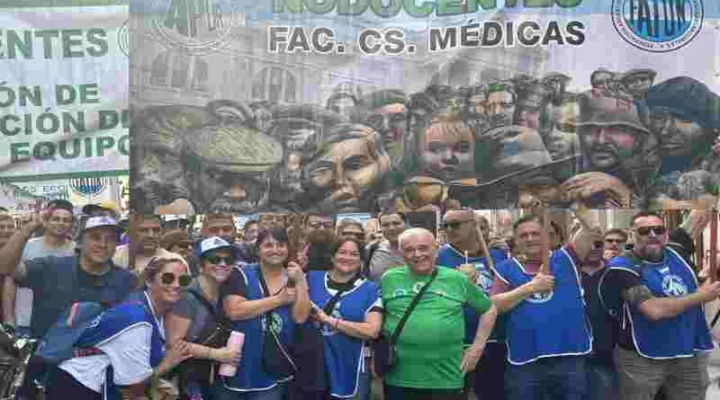 Gremio No Docentes valoró la masiva marcha y el rechazo al veto: “Es un triunfo del movimiento universitario y de toda la sociedad”, señaló Roldán
