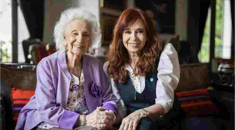 El saludo de Cristina Kirchner a Estela de Carlotto por sus 95 años: “Transformó su dolor en obra colectiva”