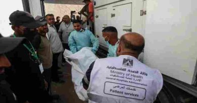 Israel devuelve otros 15 cuerpos de palestinos a Gaza
