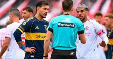 Polémica en la Liga Profesional: Un árbitro fue parado tras una expulsión en Barracas – Boca Polémica en la Liga Profesional: Un árbitro fue parado tras una expulsión en Barracas – Boca
