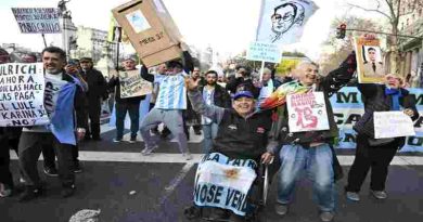 Nuevos incidentes en el Congreso durante la marcha de los jubilados