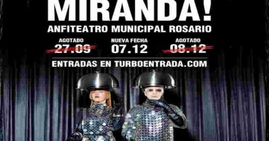 Miranda!! bate récords en Rosario Miranda!! bate récords en Rosario