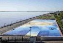 Se presentó Luz y Trama, una gran intervención artística en el playón del Parque de España por el Tricentenario