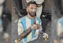 En medio de la interna del Gobierno con la AFA, destrozaron una estatua de Lionel Messi