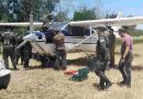 Encuentran otra avioneta narco abandonada en la localidad santafesina de Curupaity, perros detectaron rastros de cocaína