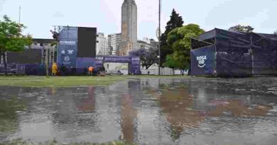 Debido a las condiciones climáticas se posterga el inicio de la Fiesta de Colectividades