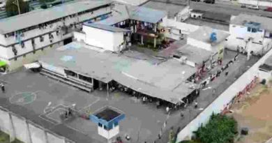 Ecuador: Un motín en una cárcel dejó como saldo, al menos 27 presos muertos por asfixia