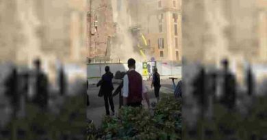 Italia: Cuatro trabajadores heridos al derrumbarse parcialmente una torre medieval en Roma