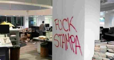 Italia: Activistas asaltaron y destrozaron la redacción de un diario en la ciudad de Turín