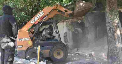 Derribaron el primer búnker de drogas en Capitán Bermúdez y ya suman 98 en toda la provincia