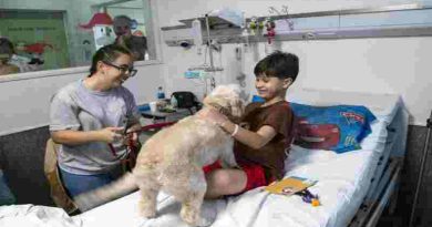 Con Cala y Zafira, comenzó la prueba piloto de ingreso de animales de compañía en el Hospital Vilela