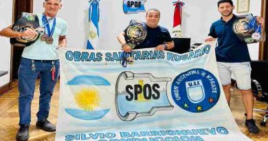 Gracias al apoyo de Obras Sanitarias Rosario, los Rosetto se posicionaron en los primeros lugares del karate a nivel sudamericano