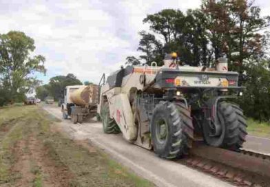 El gobierno provincial invierte para reparar rutas del sur de Santa Fe